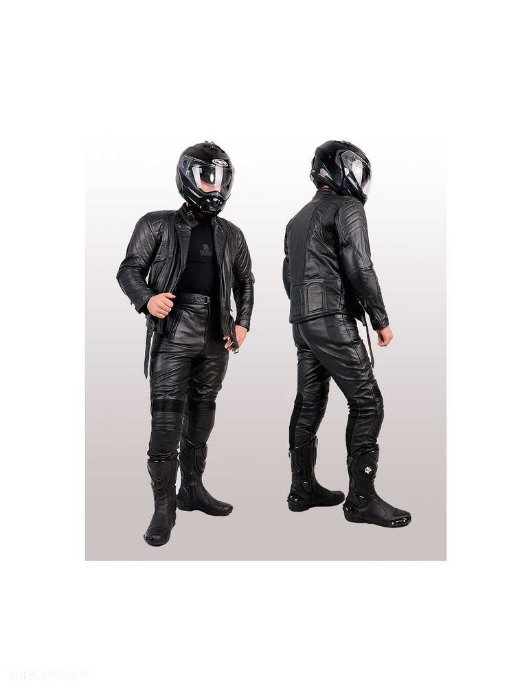 Uniwersalna kurtka skórzana motocyklowa ,,policyjna" 2W1 KSM001 - 3
