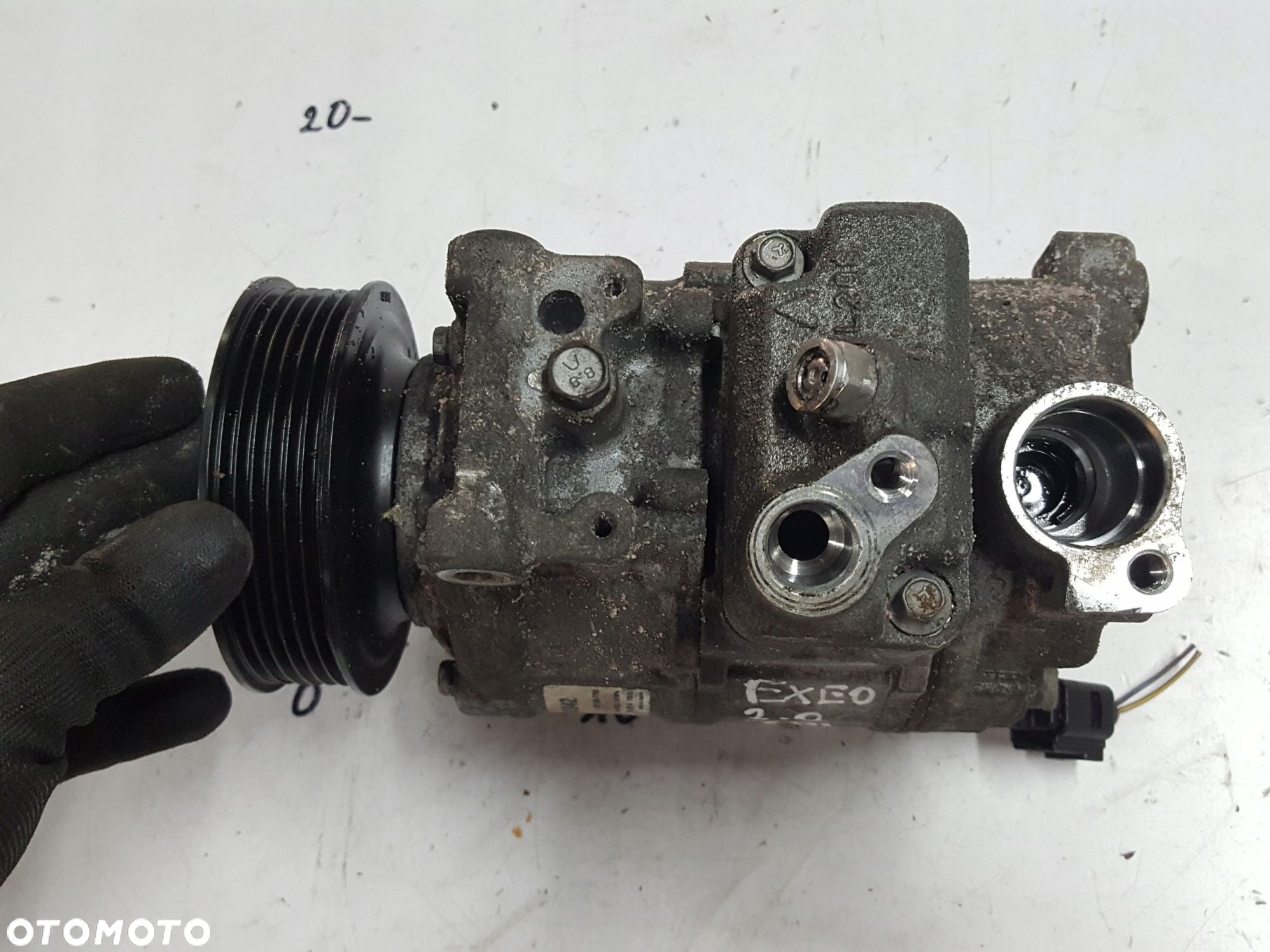 SEAT EXEO AUDI A6 C6 2.0 TDI SPRĘŻARKA KLIMATYZACJI - 2