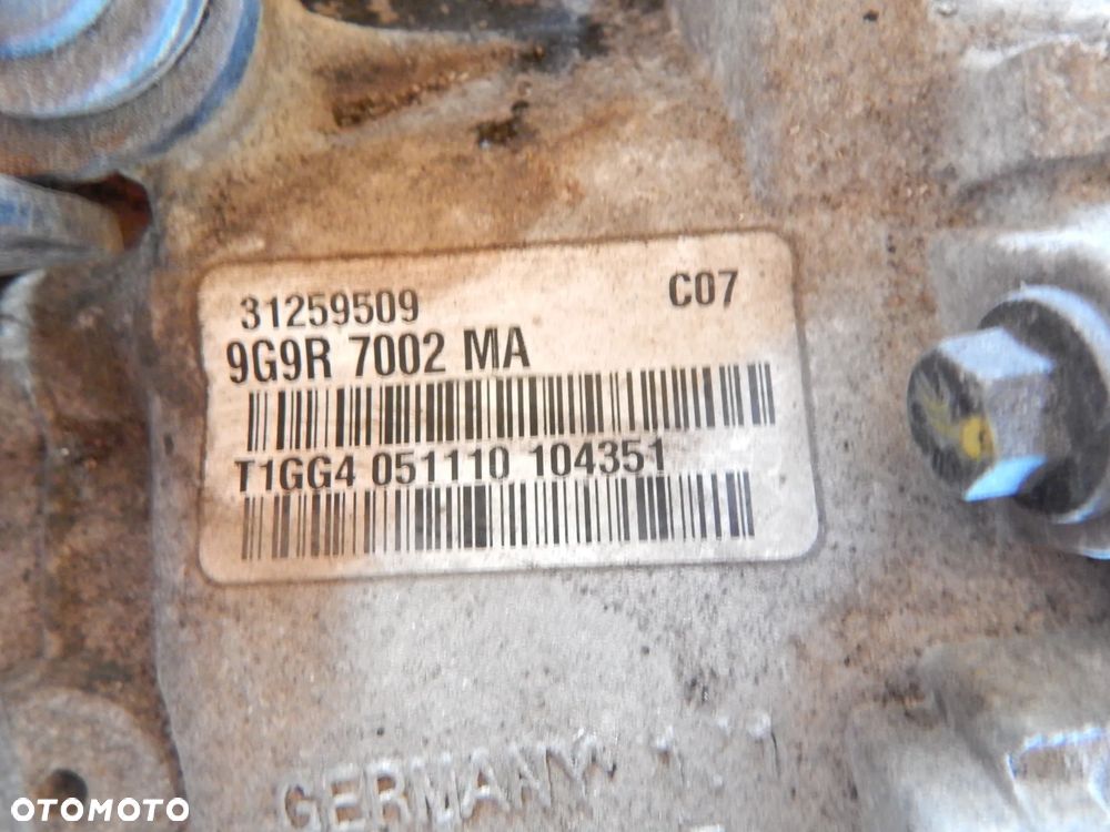 Skrzynia biegów 2.5 T benzyna  VOLVO v50 s40 s80 c30 v70 03-15  Łuków części - 13