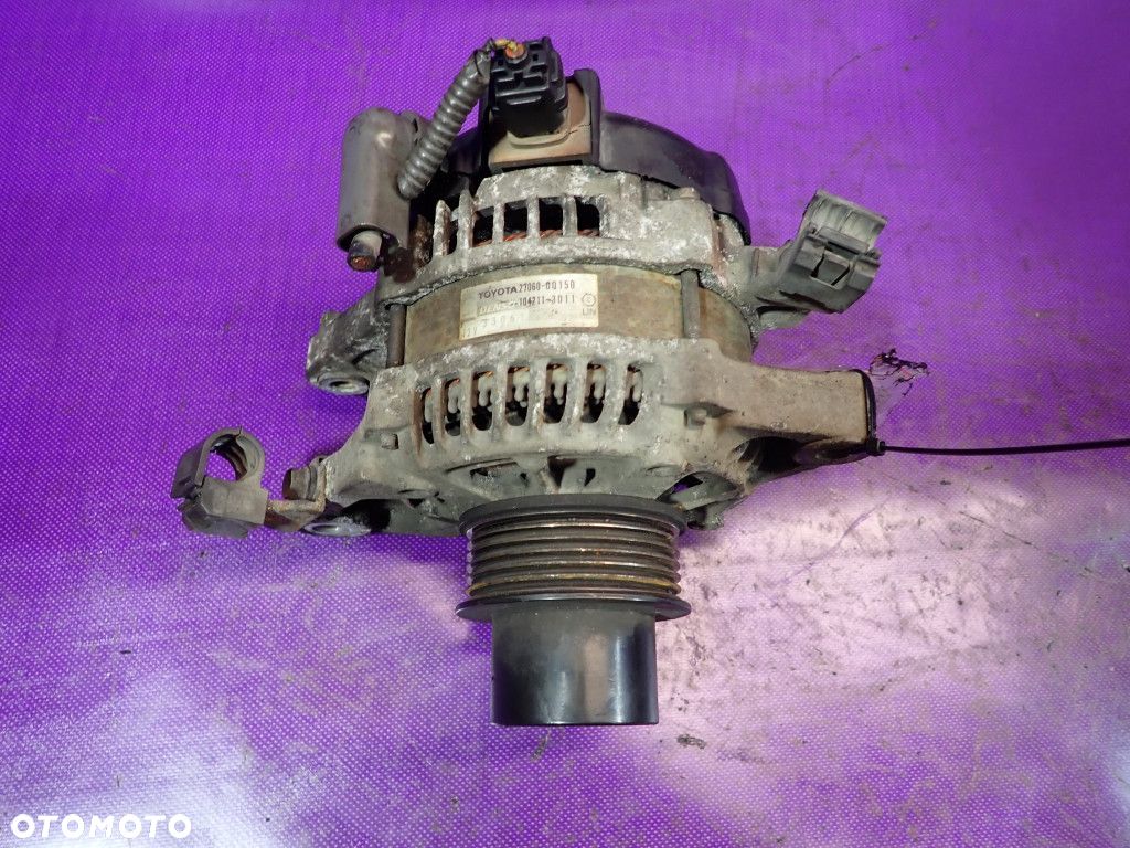 TOYOTA YARIS III 10-14 1.0 69KM ALTERNATOR 27060-0Q150 - 1