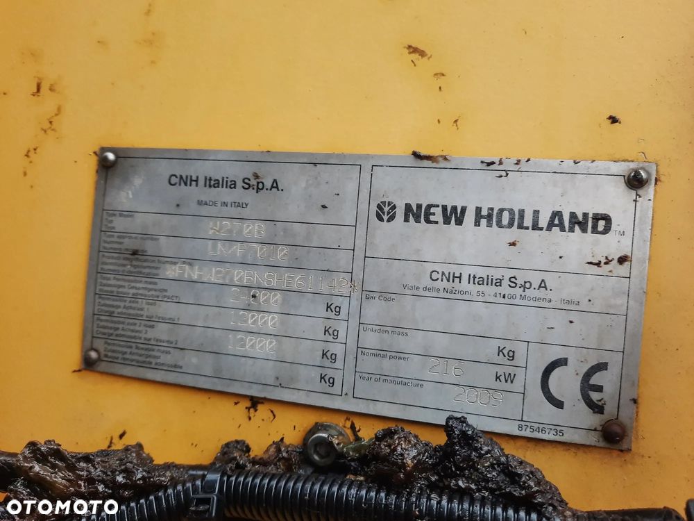 New Holland W270B, - 8
