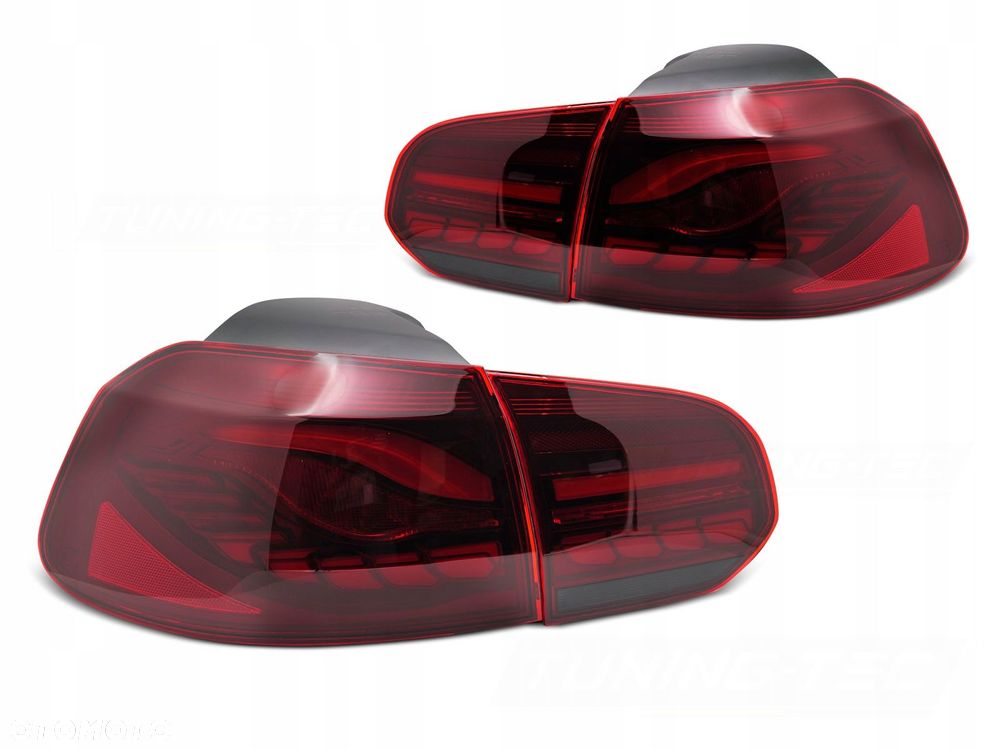 Lampy tyl kpl Vland Full Led Oled GTS look Tuning VW Golf VI 6 5k0 2008-13 - 3