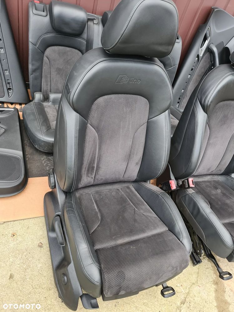 AUDI Q3 8U0 8U S-LINE FOTELE PÓŁSKÓRA ALCANTARA KOMPLET 2015 rok - 3