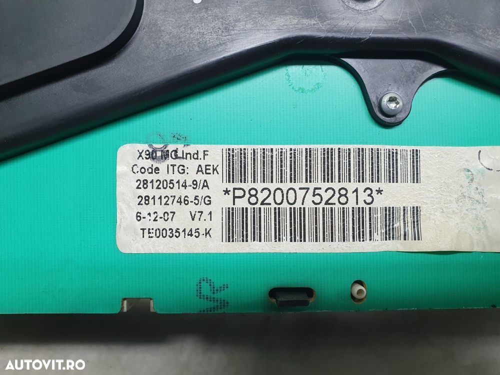 Ceasuri bord p8200752813 Dacia Logan 1 [facelift] [2007 - 2012] 1.5 D - 3