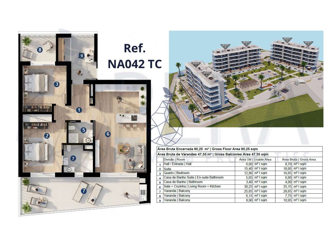 APARTAMENTO T2 COM 137m2 E GARAGEM EM BOX NO HORUS RESIDENCE - EXCLUSI - Grande imagem: 4/46