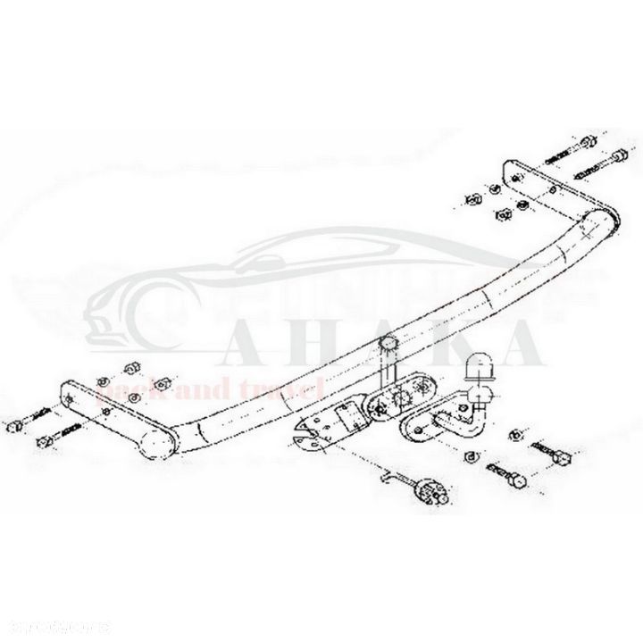 Hak Holowniczy Odkręcany Do Renault Twingo 1993-2007 - 3