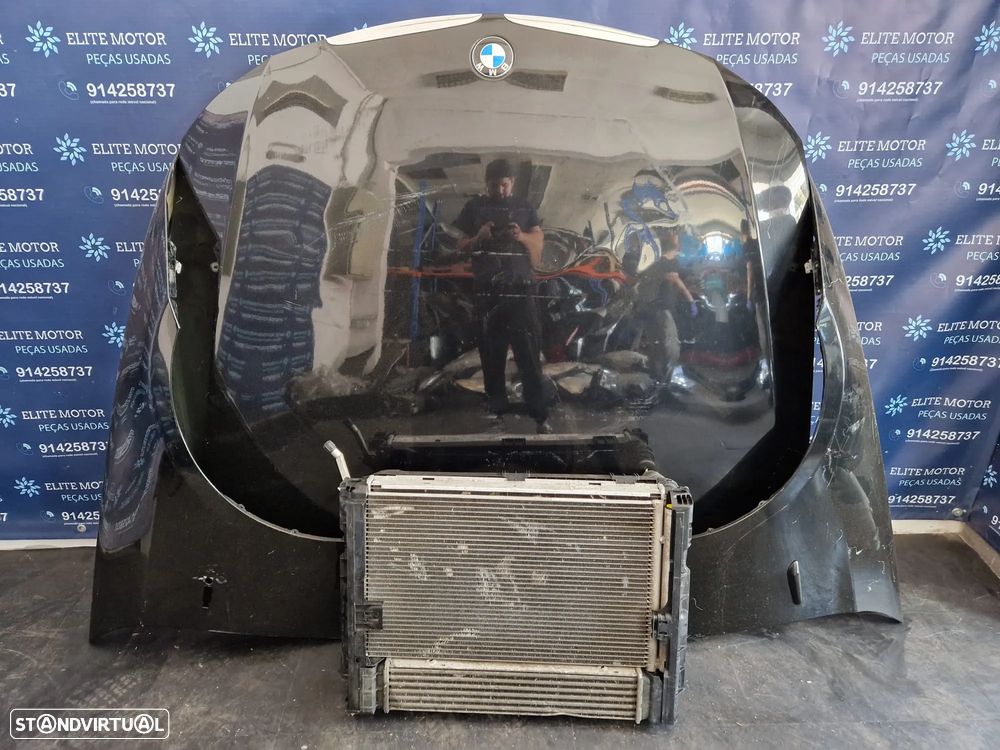 Frente completa usada BMW E90 E91 320D capot parachoques guardalamas oticas radiador 318d - 7