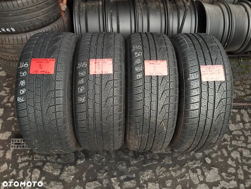 245 50 18 Pirelli Sottozero RSC Run Flat 4szt zimówki - 1