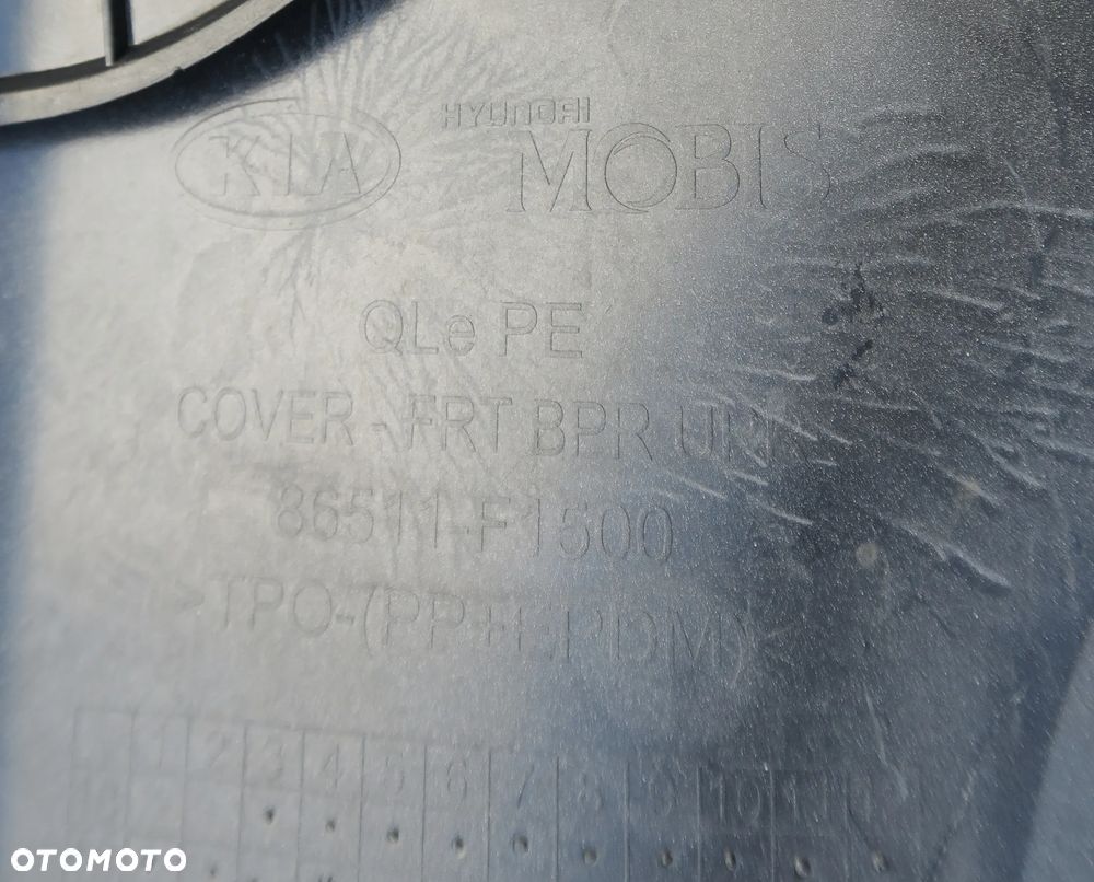 KIA SPORTAGE 4 IV QL Lift. 2018 - 2022 zderzak spoiler kratki halogeny OE - 8