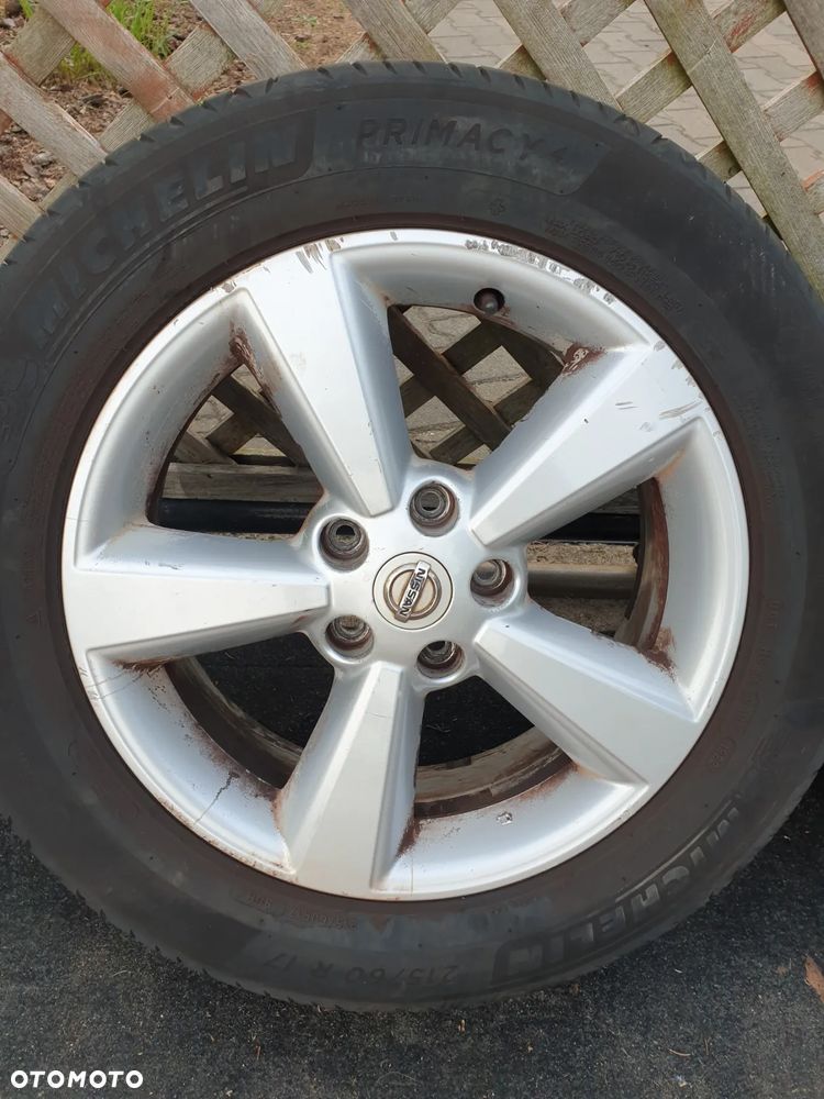 Koła Lato Felgi Aluminiowe Nissan Qashqai I J10 5x114,3 ET40 Opony Michelin 6mm - 7