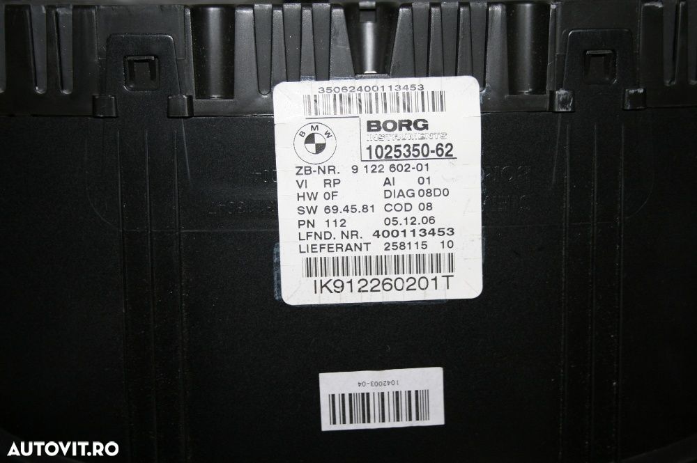 Ceasuri Bord Bmw E90 E91 2.0 Diesel Livram Oriunde In Tara - 1