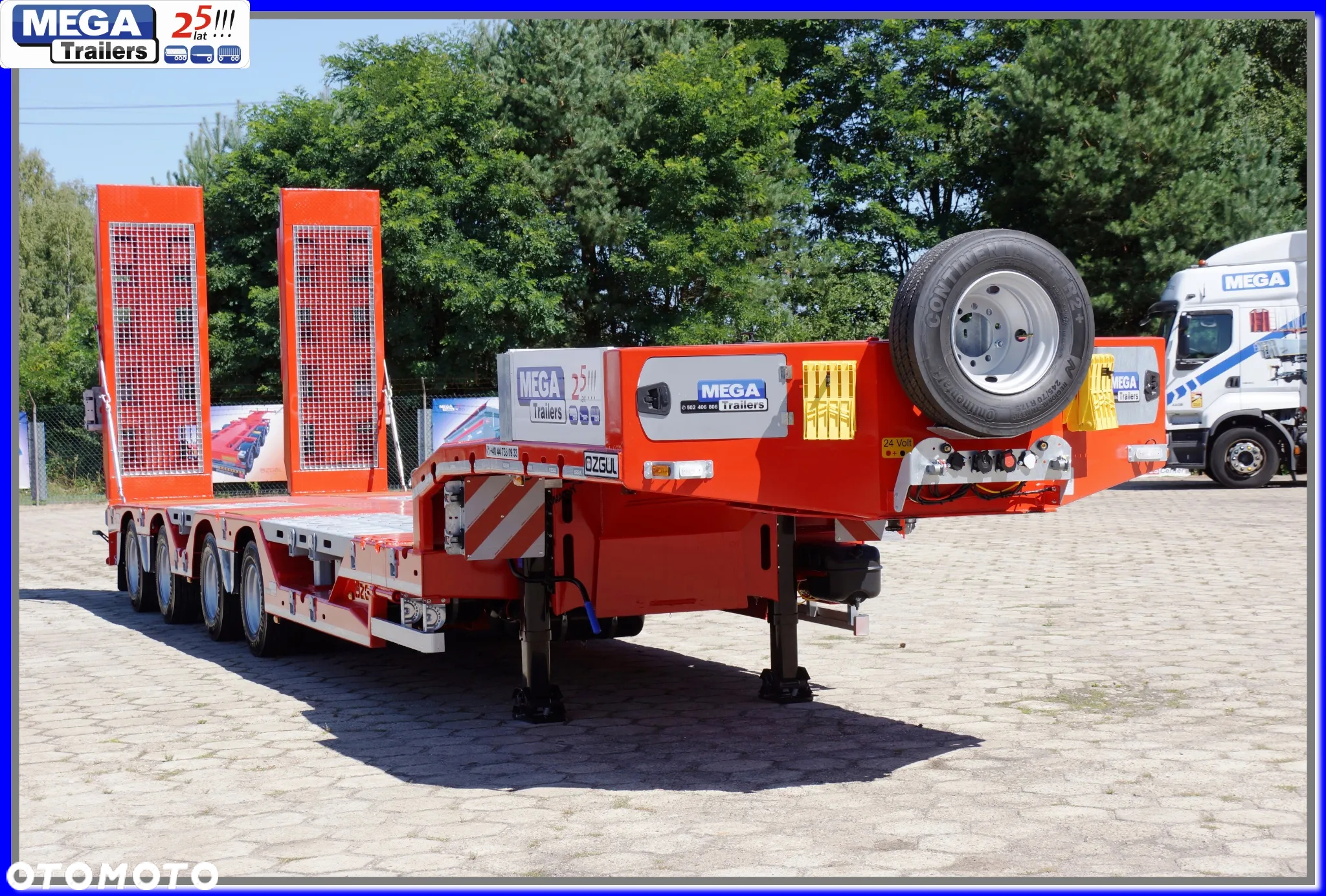 Mega Niskopodwoziowa 70 T DMC Kombajny, maszyny budowlane 18,60 m długości !!! - 16