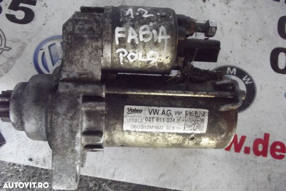 Electromotor VW Polo 9n 1.4 1.2 Lupo Seat Arosa Ibiza Skoda Fabia A2 - 1