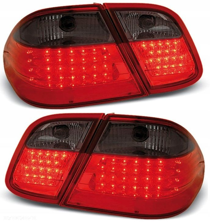 Lampy tyl kpl Led Diodowe Tuning Red Smoke Dymione Mercedes Clk C 208 97-03 - 3