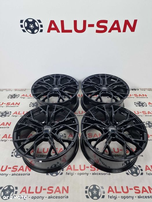 Nowe alufelgi AUDI 18" 5x112 A3 A4 A6 Q2 Q3 TT - Czarne - 3