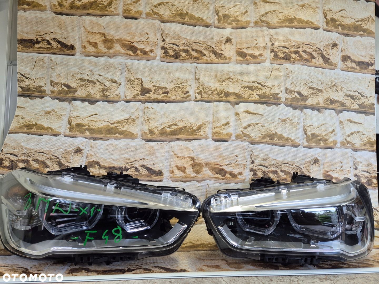 bmw x1 f48 full led lewa /prawa lampa europejska na wentylator - 1