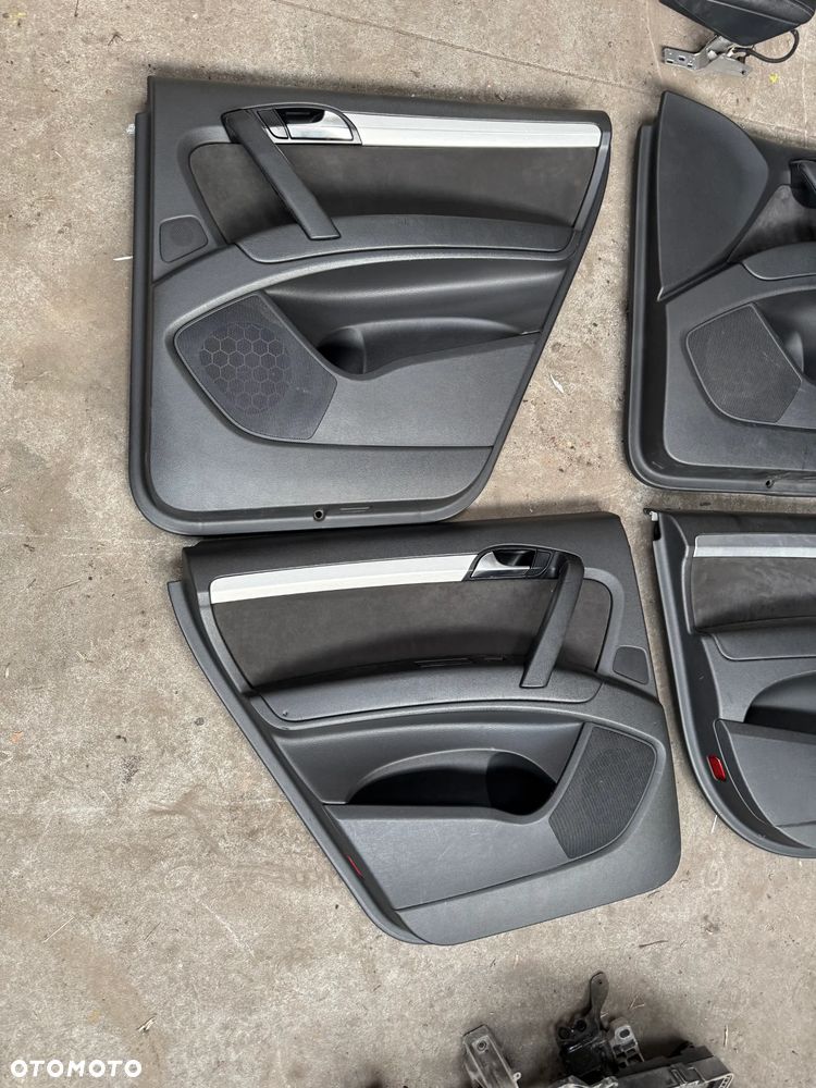 AUDI Q7 4L S-LINE ALCANTARA FOTELE BOCZKI 7-os EUROPA KOMPLET - 9