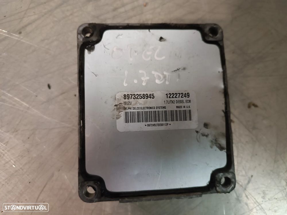 Centralina do Motor Opel Meriva 1.7DTI 12227249 8973258945 - 2