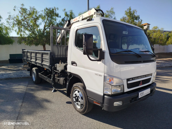 Mitsubishi Canter Fuso 7C15 bascula e grua