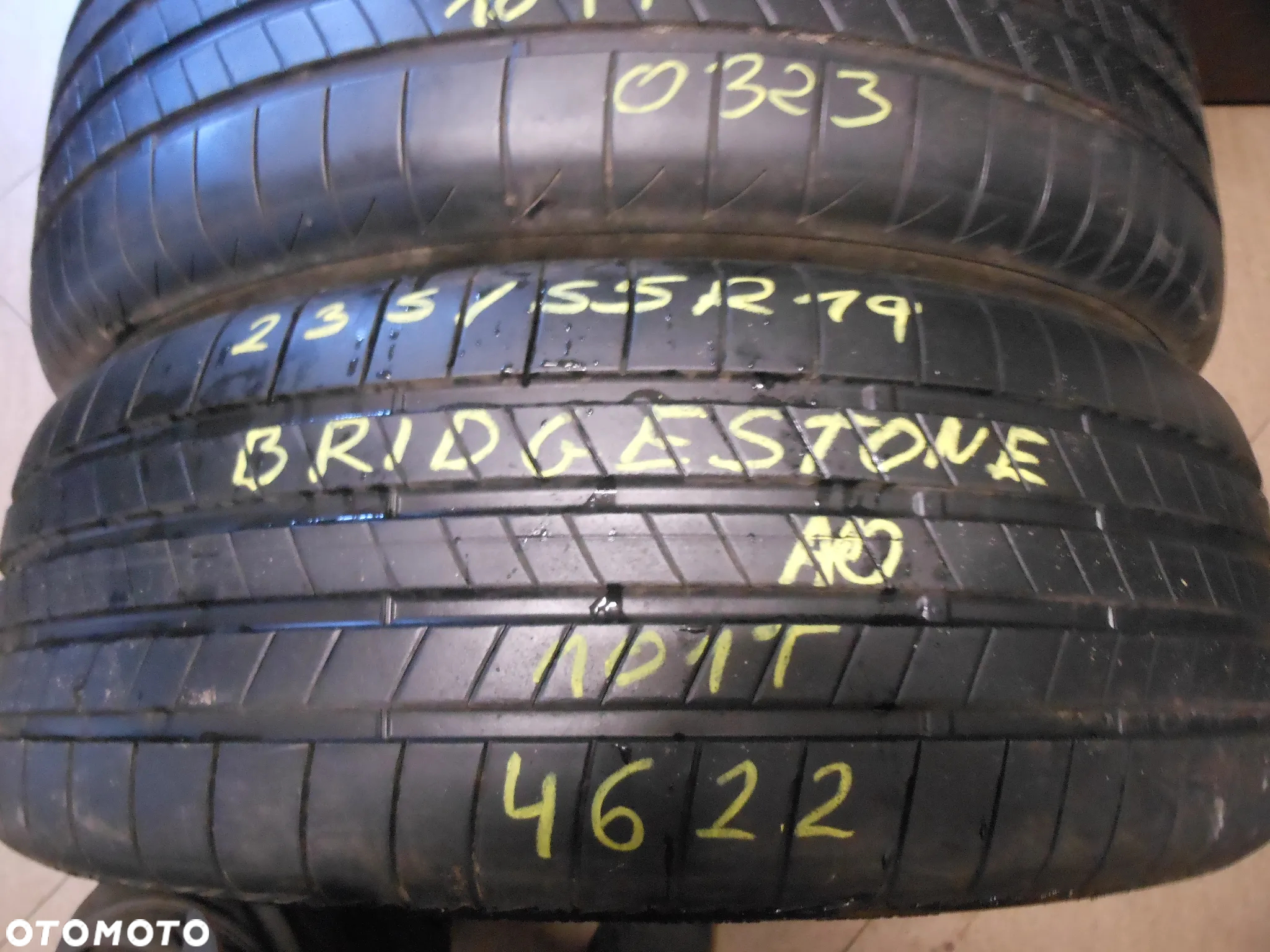 Opony 235/55r19 bridgestone turanza eco AO 6,5mm lato para - 2