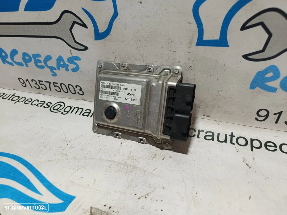 CENTRALINA ECU MOTOR MAGNETI MARELLI 9GF.T5 52013996 ALFA ROMEO MITO 955 1.4 8V 78CV 955 A1.000 - 3