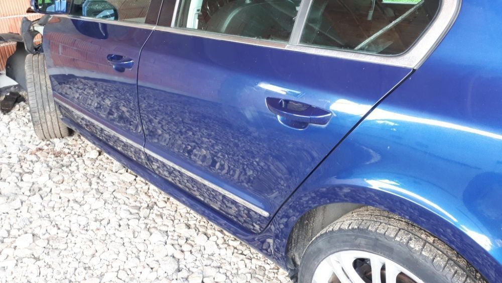 Drzwi Skoda Superb 2 II Lewy Tył Lewe Tylne LF5Q 8D8D - 2