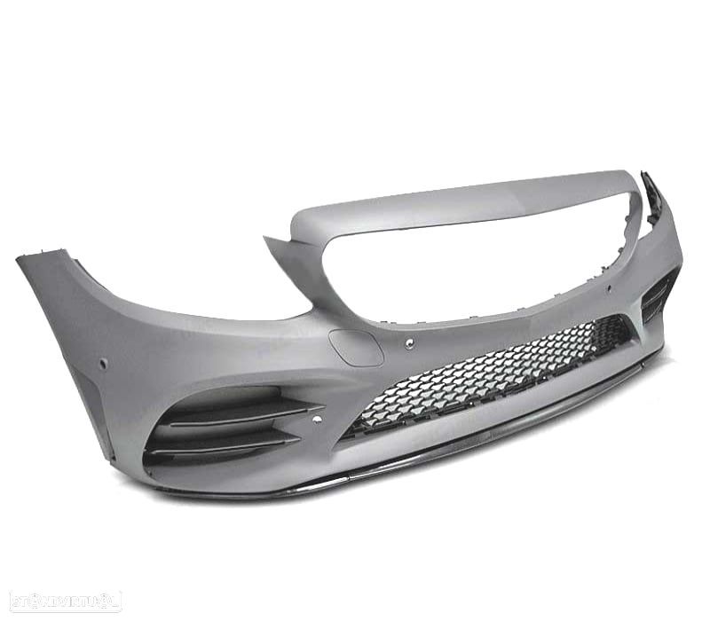 PARA-CHOQUES FRONTAL MERCEDES CLASE C W205 18-21 LOOK AMG - 2