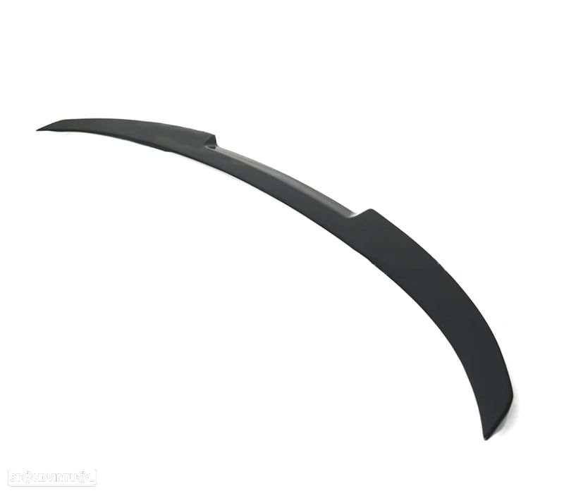 AILERON LIP SPOILER TRASEIRO BMW E90 05-12 LOOK M4 PRETO BRILHANTE - 2