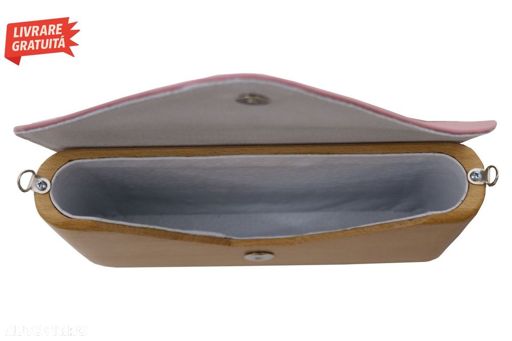 Geanta Lemnia Roz Nude- livrare gratuita - 13