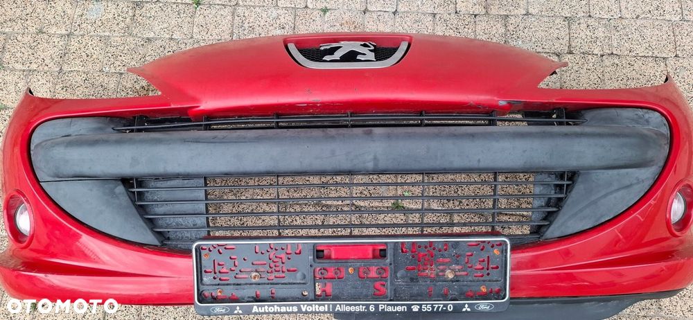 PEUGEOT 206 PLUS 2009- zderzak przód halogeny kompletny 9686460377 - 10