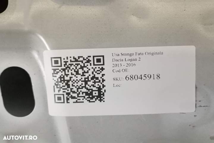 Usa Stanga Fata Originala Dacia  Logan 2 [2013 - 2016] MCV - 5