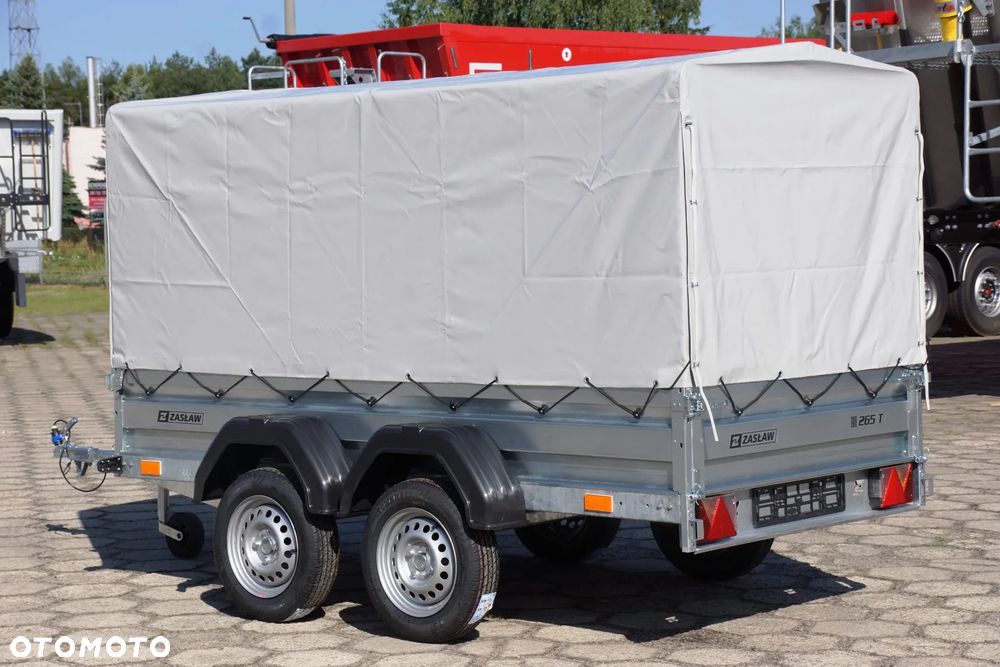 Zaslaw 2 osie, przyczepa towarowa MOCNA I SOLDNA DMC 750 KG - 26