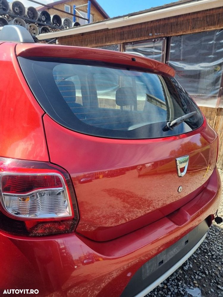 Haion Cu Luneta Dacia Sandero 2 Stepway 2012 - 2016 SUV 4 Usi Rouge de Feu TEB76 (1514) - 4