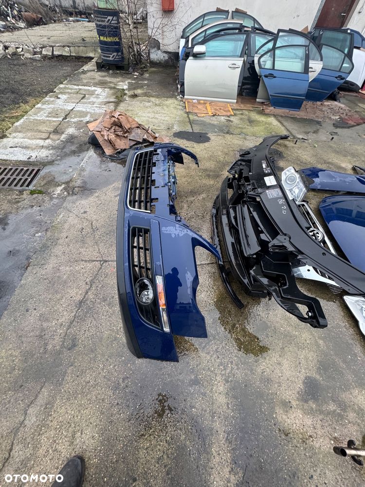 Vw Volkswagen Passat b6 La5e kod lakieru drzwi przednie tylne prawe lewe przód tył klapa tył tylnia klapa bagażnika lampy tył tylnie zderzak tył pdc błotnik prawy lewy zbiorniczek spryskiwaczy webasto 00018031232 / 9013859c pas przedni diesel grill lampy przód przednie maska próg zderzak przedni belka niebieski granatowy - 2