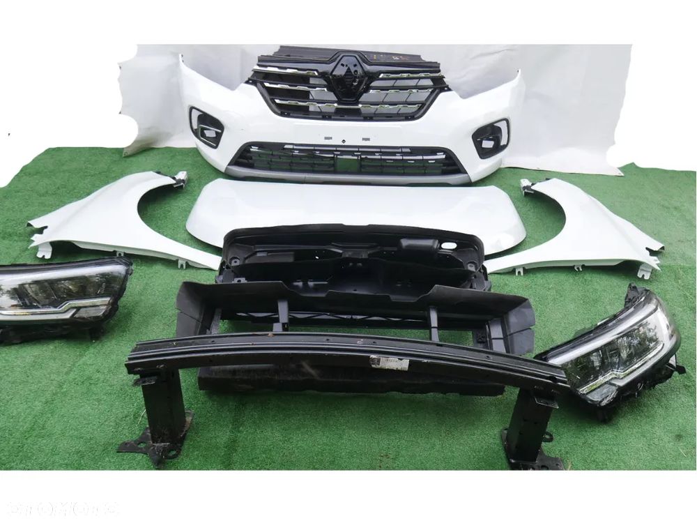 RENAULT KANGOO IV 4 2021 PRZÓD MASKA BIAŁA ZDERZAK GRILL LAMPY FULL LED BŁOTNIKI BELKA KIEROWNICE POWIETRZA - 1
