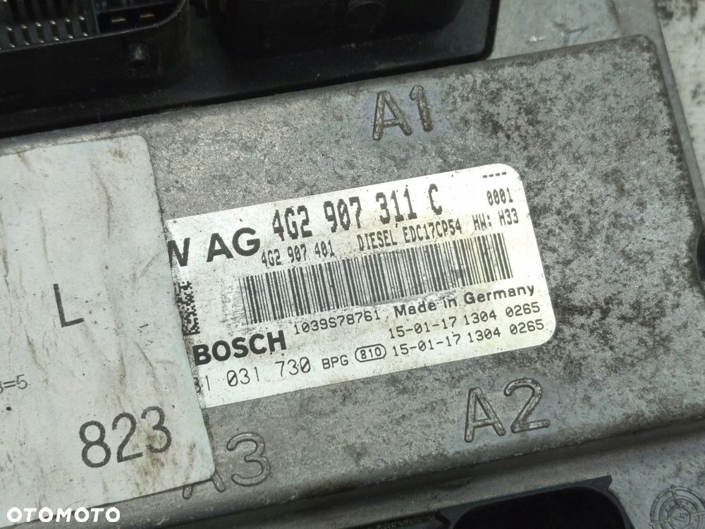 STEROWNIK KOMPUTER SILNIKA ECU AUDI A6 C7 3.0 TDI 4G2907311C 0281031730 - 5