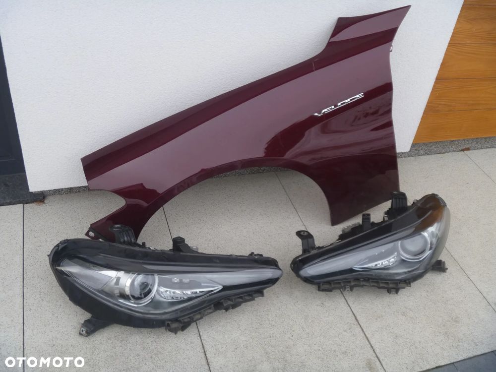 ALFA ROMEO GIULIA VELOCE ZDERZAK PRZEDNI ŁADNY ORYGINAŁ 50567735 BEZ PDC - 9