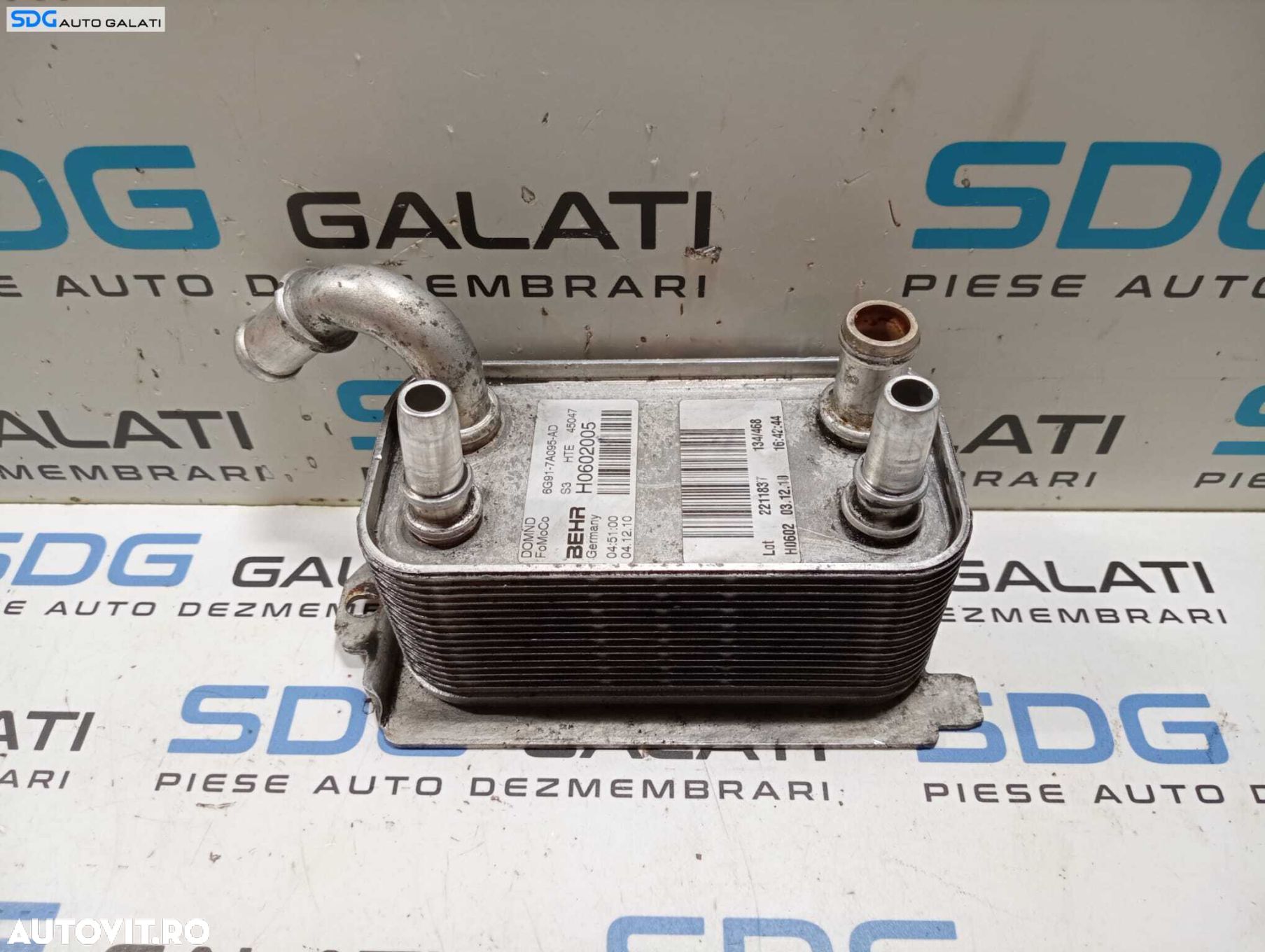 Termoflot Radiator Racitor Racire Ulei Motor Cutie Viteze Automata Ford Galaxy 2 2.0 TDCI 2006 - 2015 Cod 6G91-7A095-AD H0602005 [M5195] - 1