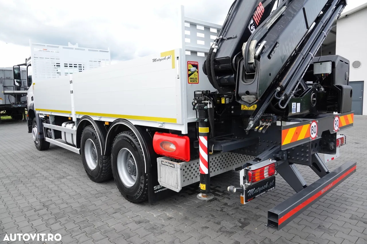 Mercedes-Benz AROCS 2640 / 6x4 / TRANSMISIE - 6,5 M / HDS HIAB 158 DS-4 / extensie: 12,5 M / EURO 6 / RADIO CONTROL / ROTATOR / 2020 / IMPORTAT - 14