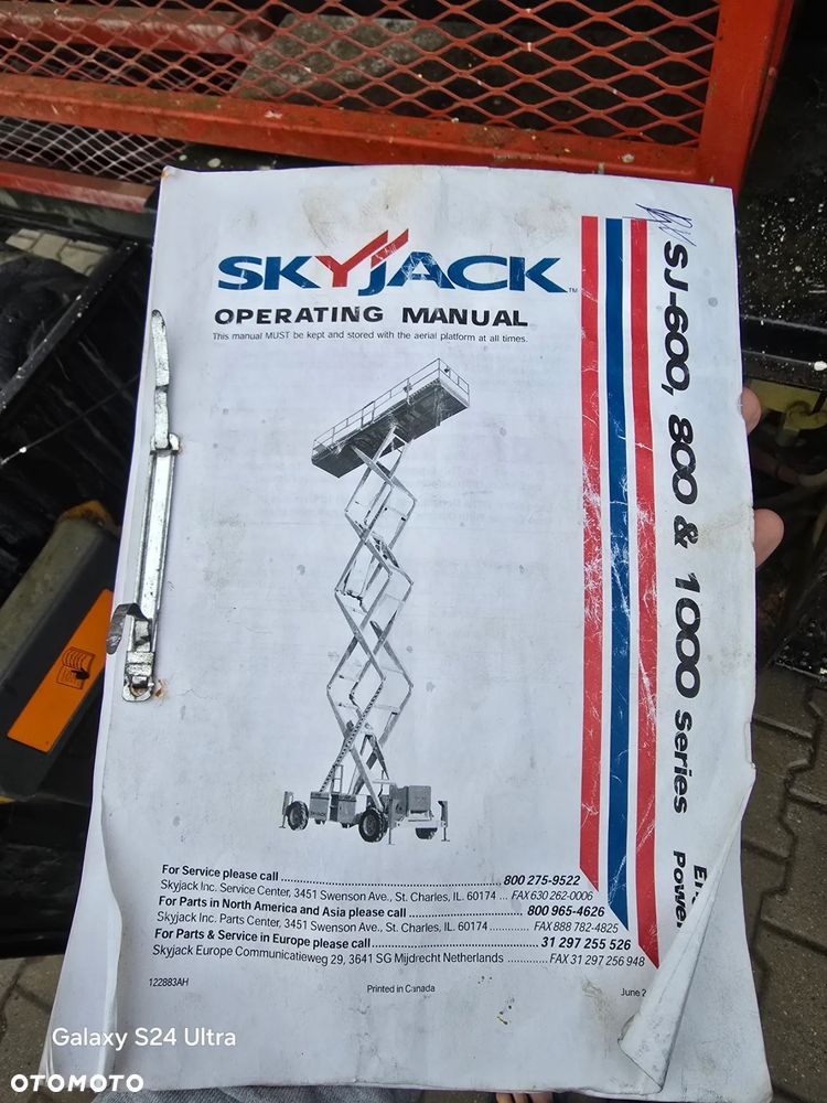 Skyjack Sj 9250 4x4 All Terrain 17m Diesel nożycowy terenowy podnośnik podest - 29