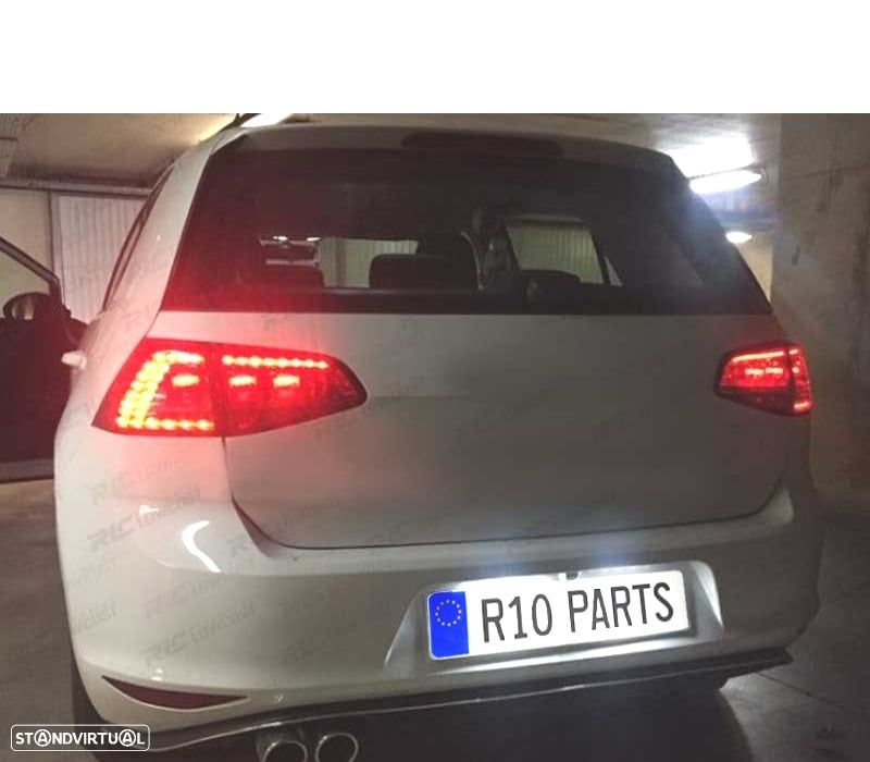 KIT COMPLETO 12 LAMPADAS LED INTERIOR PARA VOLKSWAGEN VW GOLF 7 MK7 MKVII GOLF GTI SPORTWAGEN 14- - 2