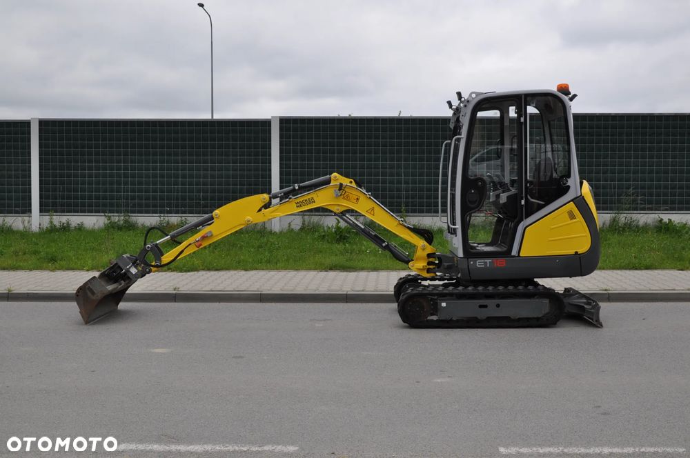 Wacker Neuson ET18 MAŁO MTG JAK NOWA!!! ŁYŻKA SKARPOWA HYDRAULICZNA WYJŚCIA HYDRAULICZNE - 34