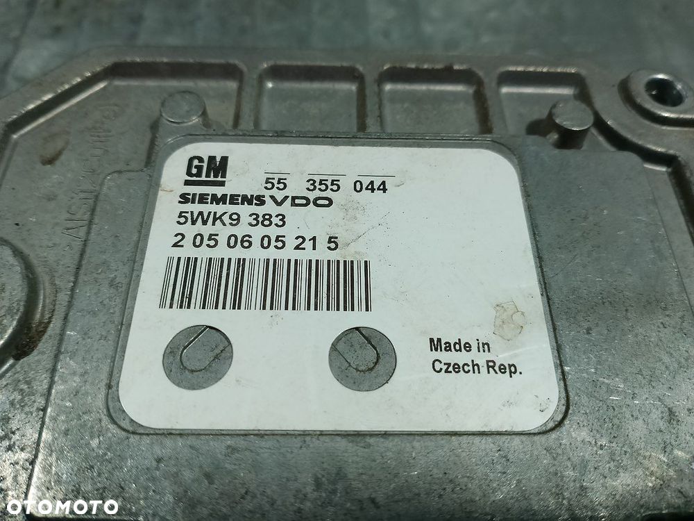 KOMPUTER, STEROWNIK OPEL ASTRA G BERTONE 1.8 BENZYNA HB 55355044 5WK9383 - 2