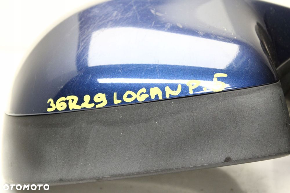 dacia logan ii mcv kombi 13r- lusterko lewe zewnętrzne 5 pinów terpr - 2