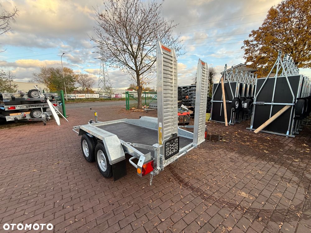 Neptun Przyczepa do przewozu sprzętu budowlanego LOADMAX 3x1.4 2500kg 2 osie pod koparke koparka walec MOTOMUS - 1