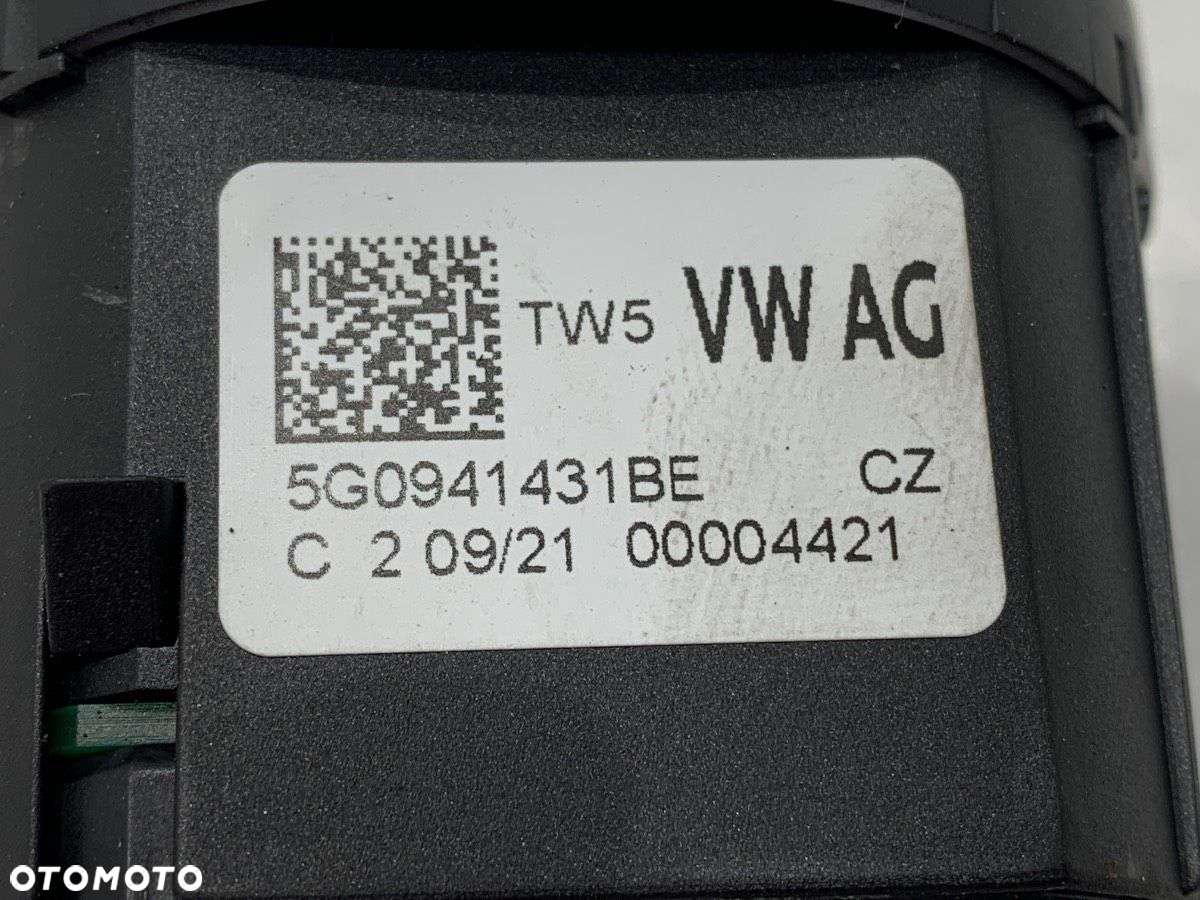 WŁĄCZNIK ŚWIATEŁ - 179.00 PLN - VW TOURAN (5T1) 2015 - 2022 1.5 TSI 110 kW [150 KM] benzyna 2018 - 3