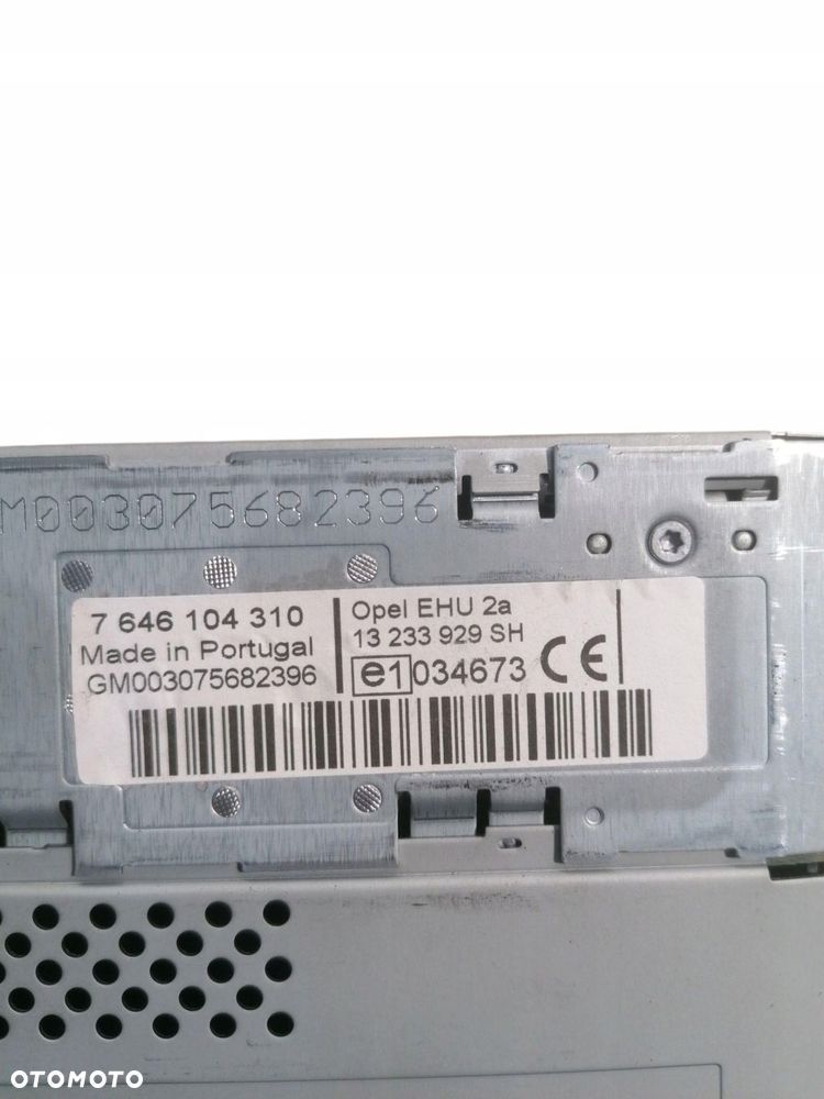 radio cd opel meriva a lift 13233929 7646104310 - 3