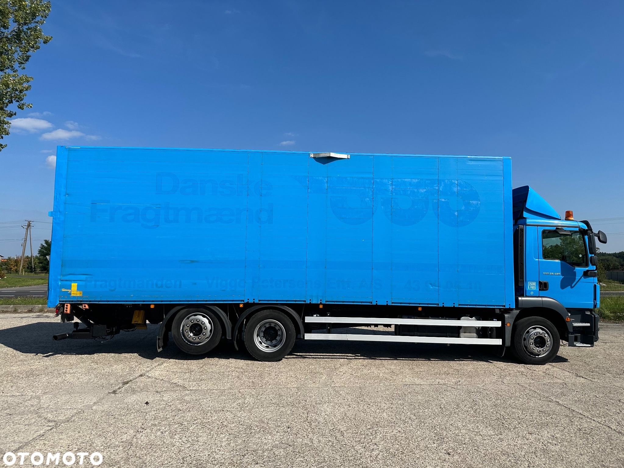 MAN TGM 26.290  KONTENER 33 PALETY  ORG. 275 TYS KM -dl 8.50m - 4