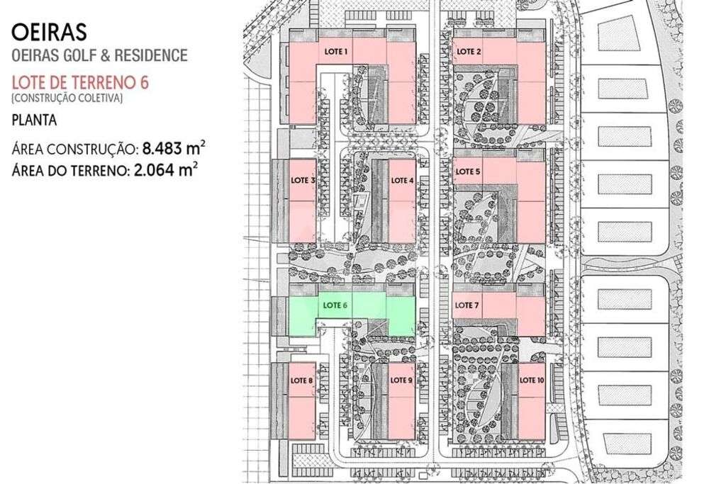 Lote de Terreno 7 para Habitação Coletiva com 1434 M2 e ABC de 3468 m2 - Grande imagem: 3/18