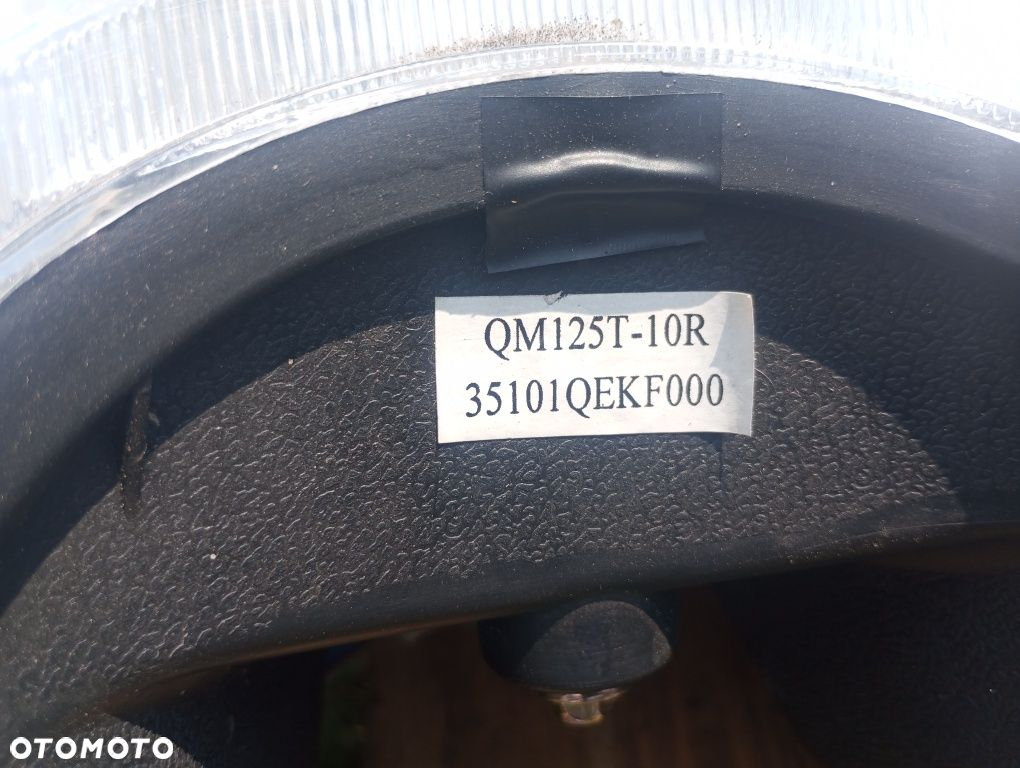 Lampa przód przednia Kingway skuter QM 125T – 10R A2 - 3